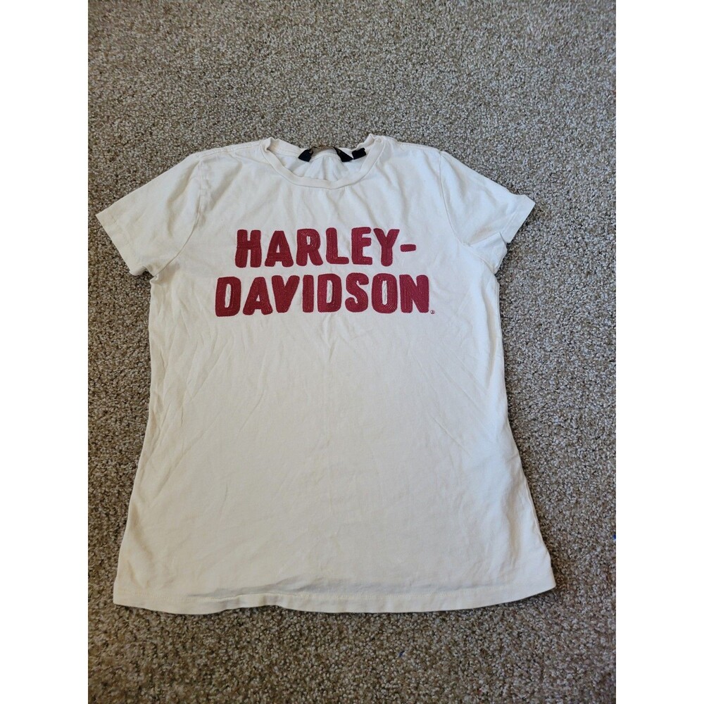 Harley Davidson Pretty little thing cream T-Shirt